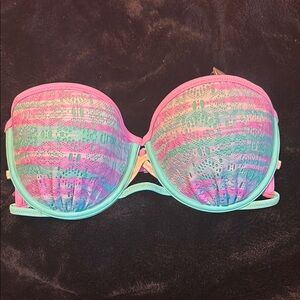 Colorful Strapless Bikini Top